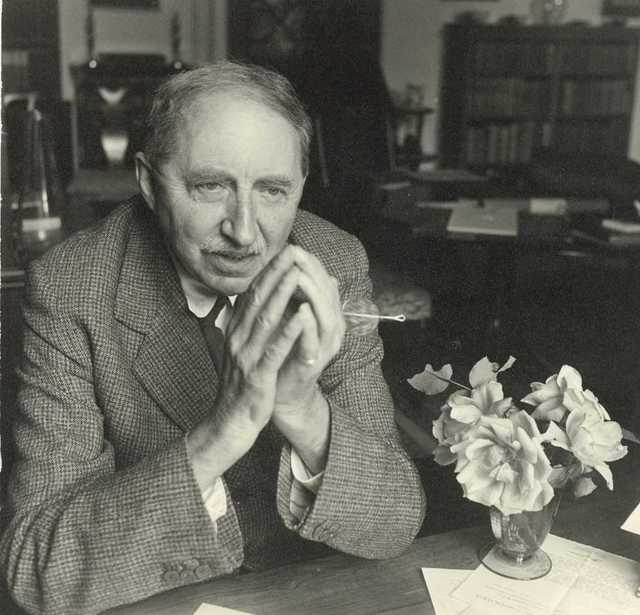 Large cecil beaton  portrait of e.m. forster